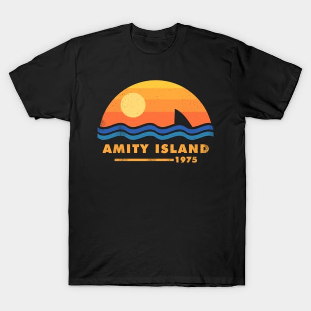 Amity Island 1975 T-Shirt by Sachpica